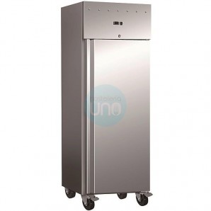 Armario Refrigerado, 68 cm Ancho, Fondo 81 cm, 600 Litros, Acero inoxidable, con Ruedas, CH600TNV