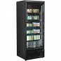 Congelador Expositor, Ancho 75 cm, Fondo 76 cm, 15 Estantes, 560 Litros, Negro, Ventilado, TEFCOLD