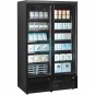 Armario Congelador Expositor, Ancho 125 cm, Fondo 76 cm, 10 Estantes, 1000 Litros, Negro, Ventilado, TEFCOLD