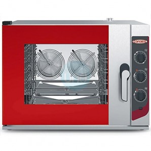 Horno Eléctrico Convección con Humidificador, 5 Bandejas 60x40 ó GN 1/1, Control Manual, Pastelería Panadería, CONBEQ Onix 5S