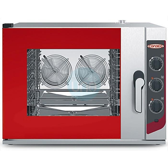 Horno Eléctrico Convección con Humidificador, 5 Bandejas 60x40 ó GN 1/1, Control Manual, Pastelería Panadería, CONBEQ Onix 5S