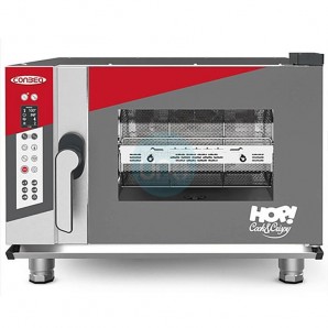 Freidora Ecológica industrial por Aire, sin Aceite, sin Humos, Autolavado, 9,5 kW, Trifásica, Conbeq HOP! PRO