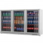Expositor Refrigerado Horizontal 1,35 Metros, Altura 81,5 cm, 3 Puertas, Acero inoxidable, INFRICO