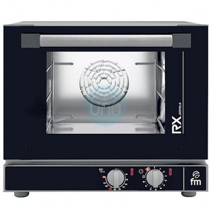 Horno Eléctrico Convección, Ancho 50 cm, Fondo 50 cm, Alto 45 cm, 3 Bandejas GN1/2 ó 34x24 cm, FM RX203