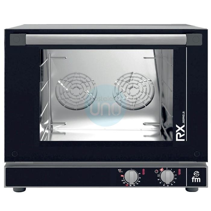 Horno Convección con Humidificador, Ancho 59 cm, Fondo 62 cm, Alto 54 cm, 4 Bandejas GN 2/3, FM RX304H