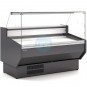 Vitrina Refrigerada Negra 2 Metros, Fondo 94 cm, Cristal Recto, con Reserva, Charcutería Carnicería, Docriluc