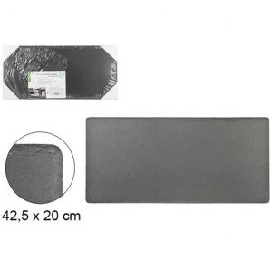 Bandeja pizarra rectangular 42.5x20cm - 6 unidades - Imagen 1