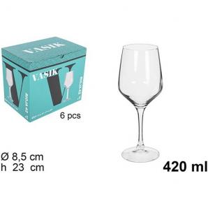 Copa cristal vino rioja 42cl pack6 vasik - 6 unidades - Imagen 1