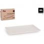 Fuente rectangular ivory brillo 13x20cm elite - 24 unidades - Imagen 1