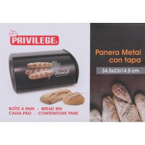 Panera metal 34.5x23x14.5cm privilege - Imagen 2