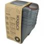 Juego de 4 cubos de reciclaje 100l prosperplast sortibox de plastico en color gris - Imagen 6