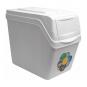 Juego de 4 cubos de reciclaje 80l prosperplast sortibox de plastico en color blanco - Imagen 4