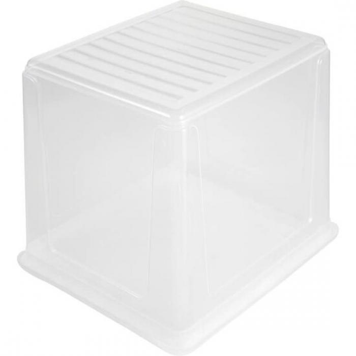 Caja De Almacenaje Con Tapa Evolution Transparente (39 X 29 X 20,5