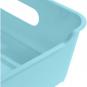 2x caja de almacenaje, polipropileno, a5, lotta, azul claro, 28x21x6.5 cm - Imagen 5