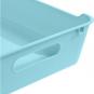 2x caja de almacenaje, polipropileno, a5, lotta, azul claro, 28x21x6.5 cm - Imagen 6