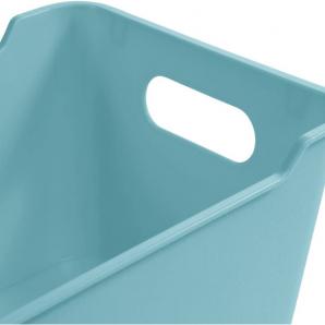 2x caja de almacenaje, polipropileno, 1,8 l, lotta, azul claro, 19.5x14x10 cm - Imagen 5