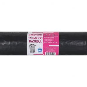 10 sacos basura 85x105-g200-100 l. greentime eco - Imagen 2