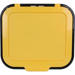 Cubo basura coverline 44l negro/tapa amarilla - Imagen 4