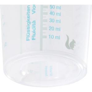 Jarra medidora para pequeñas cantidades, con cono medidor interno, 250 ml - transparente - Imagen 6