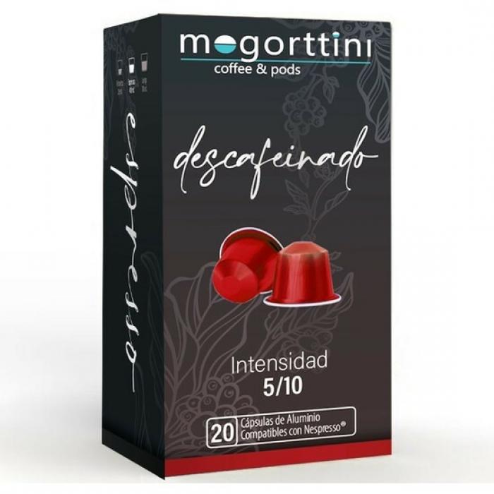 Descafeinado mogorttini, caja de 20 cápsulas. compatibles nespresso - Imagen 1