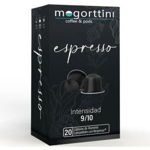Espresso mogorttini, 20 cápsulas aluminio compatibles con nespresso - Imagen 1