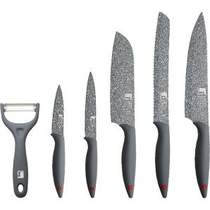 Set 6 piezas cuchillos acero inoxidable star - Imagen 1