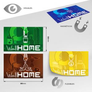 Set de 4 etiquetas magnéticas para reciclaje, en pvc, mate - full-color - de 80mm x 50mm - Imagen 2