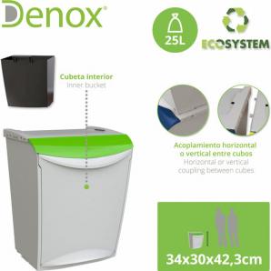 Ecosystem sistema modular de reciclaje 25 litros - Imagen 2