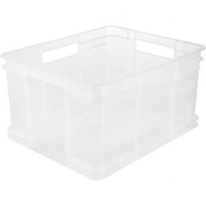Caja de almacenaje eurobox xl, plástico robusto (pp), 43 x 35 x 24 cm, 28 l, transparente neutro - Imagen 1