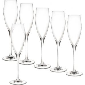 Set 6 copas flauta 18,2 cl cristal colección wine - Imagen 1