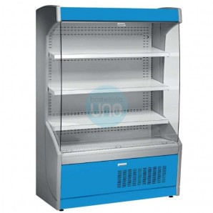 Vitrina Mural Refrigerado Expositor, Azul, 4 Estantes, 1 Metro Ancho, MPL100A