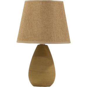 Lámpara de sobremesa cerámica - marrón - Imagen 1