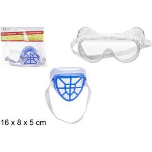 Set de mascarilla con gafas protectoras - 144 unidades - Imagen 1