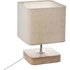 Lámpara de sobremesa de madera - 21 cm - Imagen 1