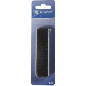 Velcro negro adhesivo 35cm - Imagen 1