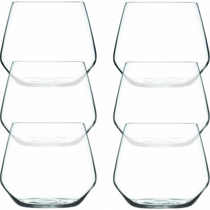 Set 6 vasos de agua 38 cl de cristal colección barware - Imagen 1