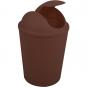 Cubo de basura "ako" 5,5l con tapa abatible chocolate - Imagen 4