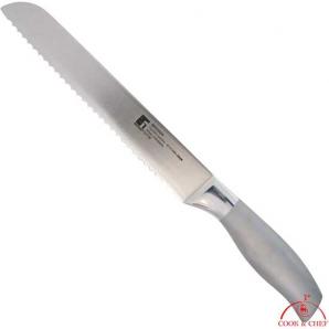 Bergner - utensilios de cocina esenciales:  cuchillo para pan 20cm 
acero inoxidable - Imagen 1