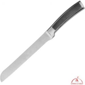 Bergner - utensilios de cocina esenciales: cuchillo panero 20cm acero inoxidable - Imagen 1