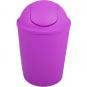 Cubo de basura "ako" 5,5l con tapa abatible violeta - Imagen 1