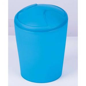 Cubo de basura spirella colección move color azul efecto helado (5l) - Imagen 1