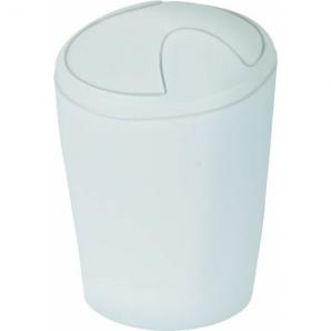 Cubo de basura spirella colección move color blanco (5l) - Imagen 1