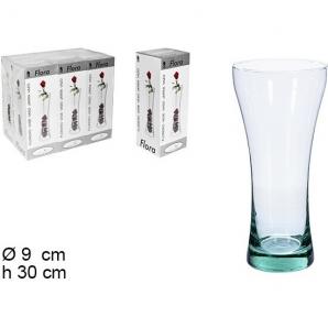 3 Floreros cristal venecia 30cm - 3 unidades - Imagen 1