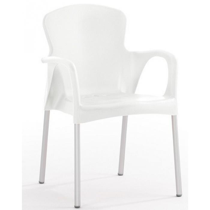 4 Sillones sena, apilable, polipropileno blanco* - 4 unidades - Imagen 1 4 Sillones sena, apilable, polipropileno blanco* - 4 unidades - Imagen 1