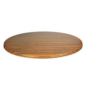 2 Tableros de mesa topalit, zebrano light, 60 cms de diámetro*. - 2 unidades - Imagen 1