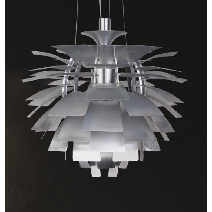 Lámpara artic, aluminio, plata, 48 cms. de diámetro - Imagen 1