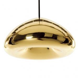 Lámpara alioth, colgante, cristal dorado - Imagen 1