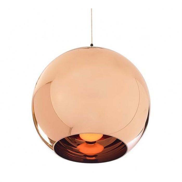 Lámpara hugo, colgante, cristal, color cobre, 40 cms de diámetro - Imagen 1