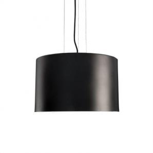 Lámpara lugano, colgante, pantalla negra - Imagen 1