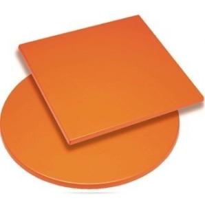 Tablero de mesa werzalit alemania, naranja 326, 70 x 70 cms* - Imagen 1